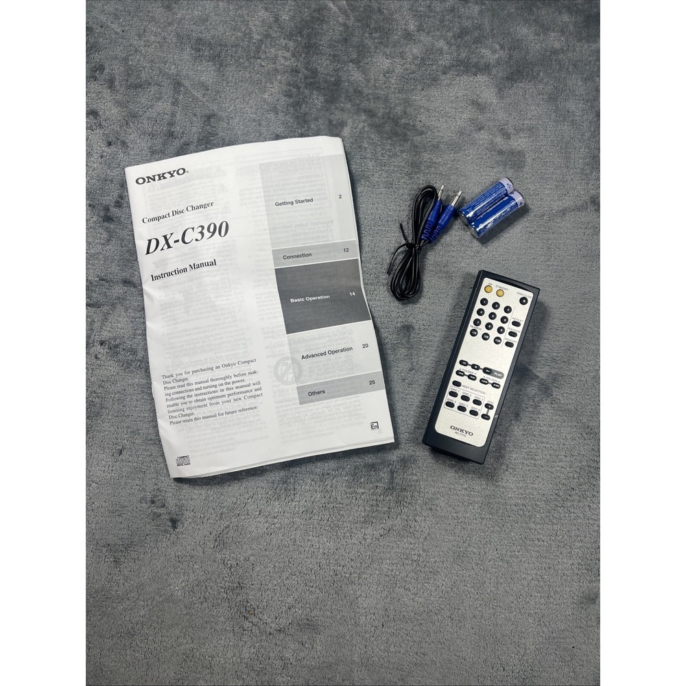 Onkyo Remote Control Genuine OEM RC-777C CD Player Changer with Manual Music NEW